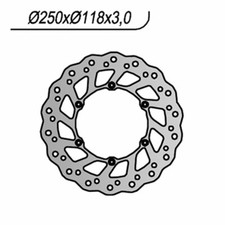 FRONT BRAKE DISC NG 675X WAVE YAMAHA YZ 125 2001-2016