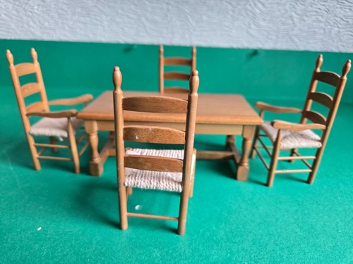 Doll house light oak country - house,