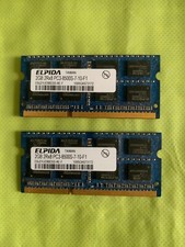2x 2GB DDR3 1067mhz RAM KIT PC3 DDR3 TESTED WORKING LAPTOP