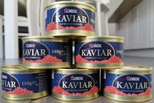 840g ALASKA GOLD GORBUSHA Red Humpback Pink Salmon Caviar Salmon Ikra Ikura ИКРА