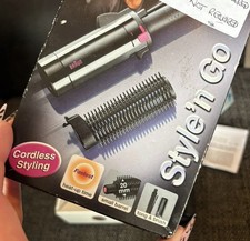 BRAUN STYLE N GO CORDLESS GAS TONG HEATED BRUSH