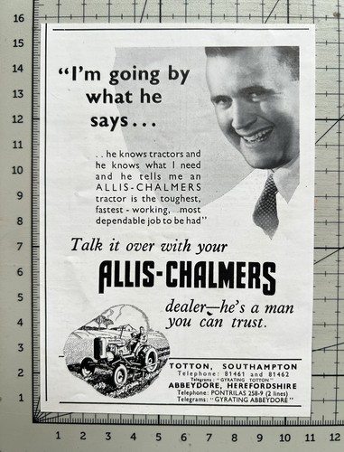 Allis chalmers tractor - allis,