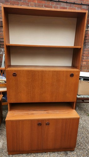 Retro 1960s teak bookcase - 1960s,