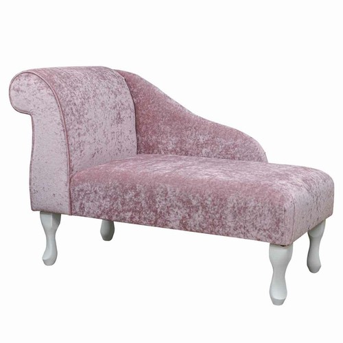 Blush pink chaise longue - blush,