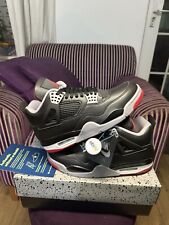 Black -Red- Grey-Nike  Air Jordan 4 Retro Bred Reimagined (Not Sb Retro OG)