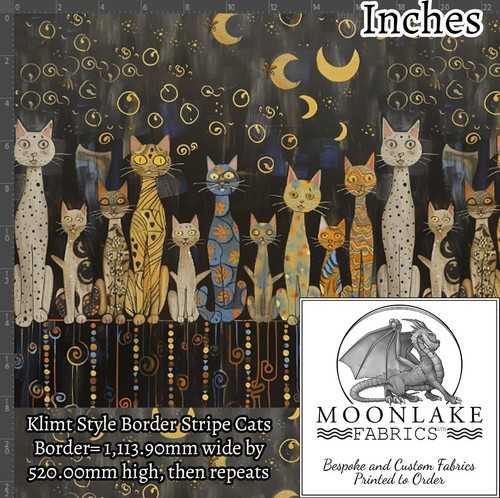Klimt style cat - a, row