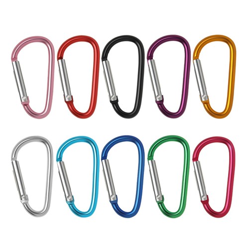 Carabiner clip x10 - carabiner, multi