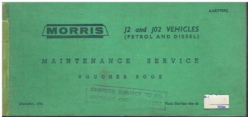 Morris van minibus - morris, j2