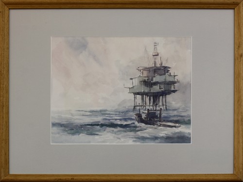 Watercolour boat - watercolour, a