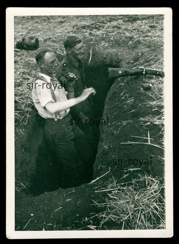 Wehrmacht trench with - in,