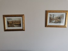 Two Alan Ingham Framed Prints - Rounding Up The Strays and Gone Fishing 