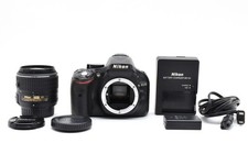 Nikon D5200 24.1 MP Digital SLR AF-S 18-55mm VR ii Lens JAPAN [Exc+++] #2585502A