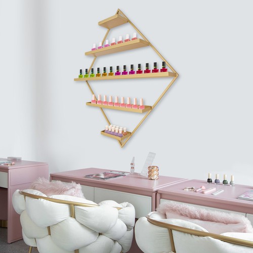 Metal tier nail polish rack - 5,