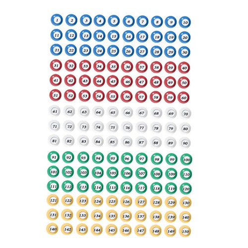 150pcs bingo balls calling - 150pcs,