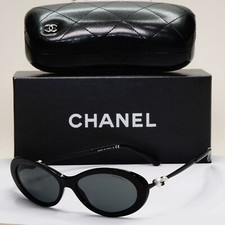 Chanel Sunglasses Pearl Black