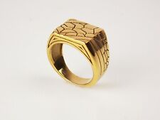 Signet Ring Men Women Crack