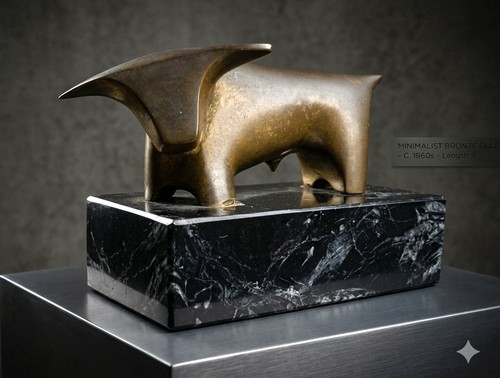 Vintage 1967 mcm solid bronze - 1967,