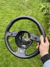 Genuine Audi A4 8K S Line, black leather MFSW steering wheel 8K0 419 091 CB