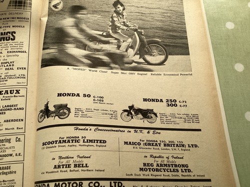Honda c100 102 c72 - c100,