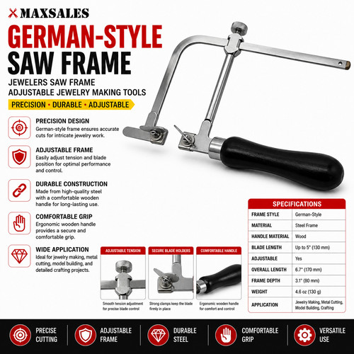 German style saw frame - german-style,