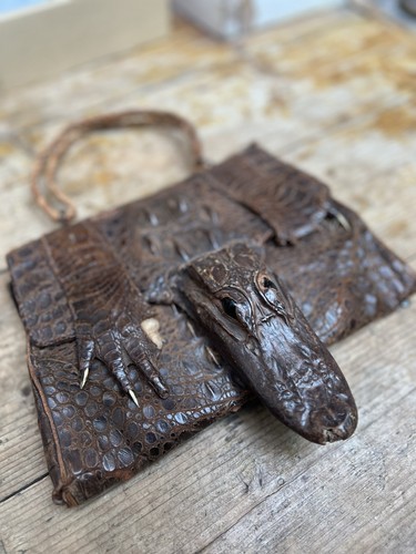Vintage genuine crocodile - genuine,