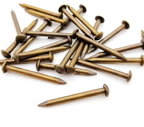 Small bronze brass pins - bronze, 1.15mm