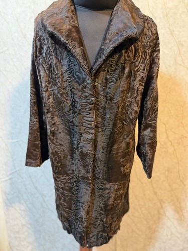 Vintage brown persian - brown, fur