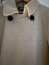 Zara Beige Poncho Style Jacket