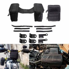 Club Style Saddlebags Bags Handlebar T-bar Bag For Harley Dyna Softail Sportster
