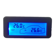 12V Car Digital Blue LCD