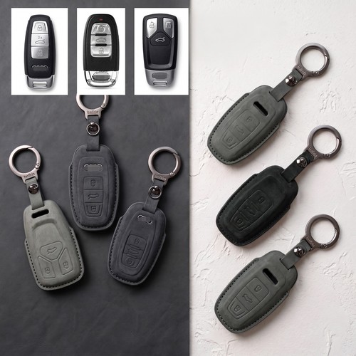 Suede leather key - suede,