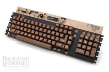 Vtg (1983-84) MaxiKey "6000 Series" (Kaypro II) Brown Keyboard, Maxi-Switch Co.
