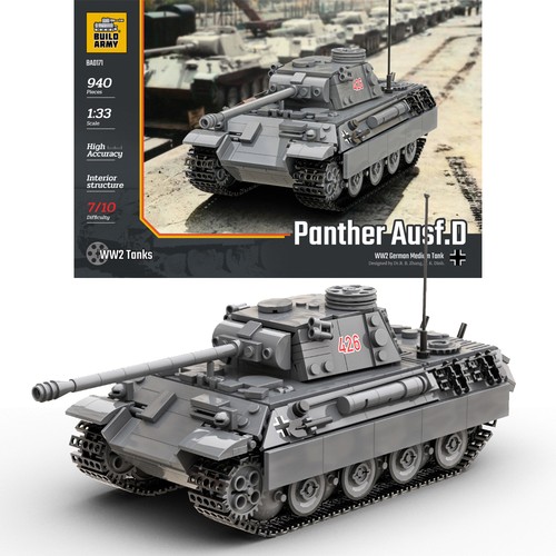 Build army panther ausf 33 - build, ausf.d