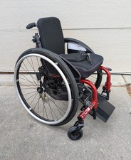 TiLite Twist Red 11" Pediatric Kids Wheelchair - Lightweight