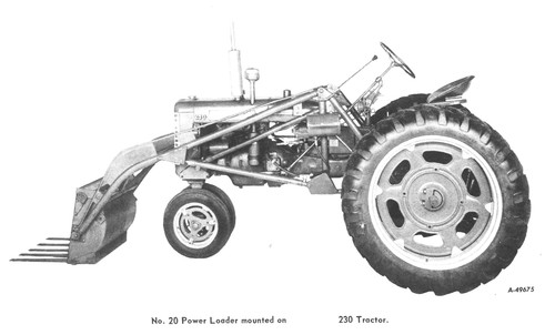 Power loader front - ih,