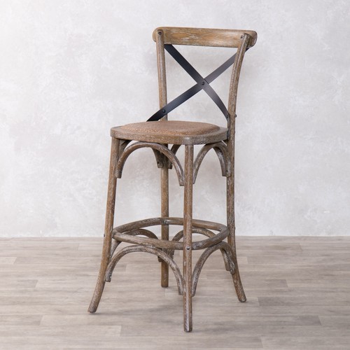 Limed oak bentwood counter - limed,