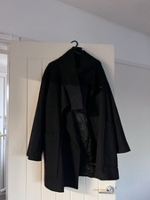 Zara pure wool black coat, fully lined ladies.
