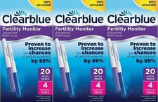 60 Clearblue Advanced Fertility Monitor Sticks Refill 12 Pregnancy Tests 3 Pack
