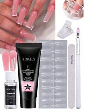 Poly Nail Gel Set 6Pcs Builder Gel Kit Nail Extension Manicure Tool Art DIY Kits