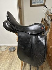 Albion K2 17.5 M/W Dressage Saddle Black Leather Excellent Condition