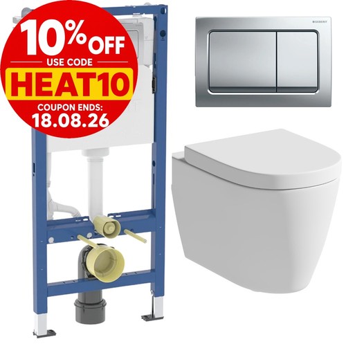 Rimless wall hung toilet - hung, pan