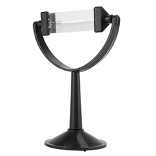 Optical Glass Triangular Prism With Stand Physics Light Spectrum Teaching Tool☚