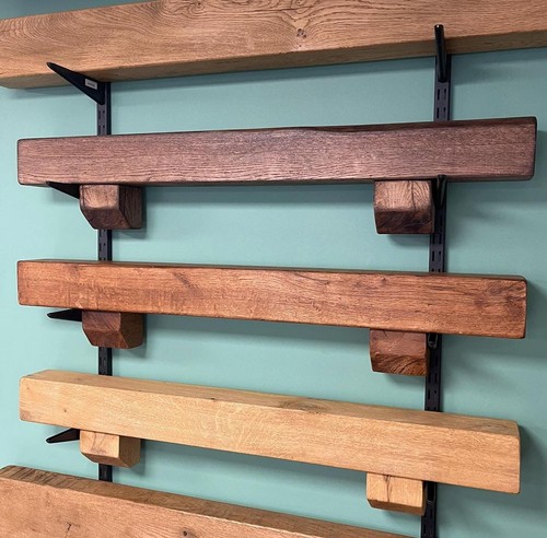 French oak mantel shelf - mantel, urban