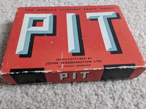 Vintage pit card game - game, john