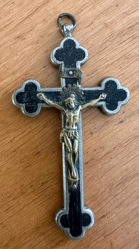 Vintage metal brass ebony - metal,,
