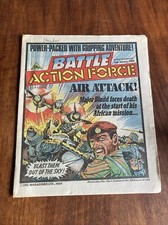 Battle Action force comic good condition no rips  25th January 1986