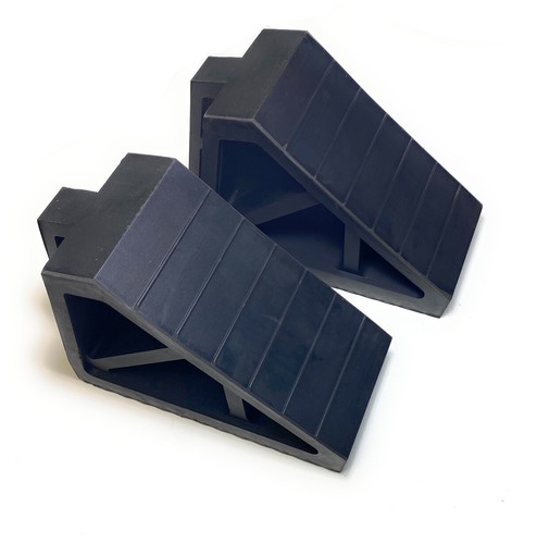 Rubber wheel chock heavy duty - chock,