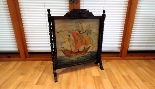 Large vintage wooden arts - wooden,