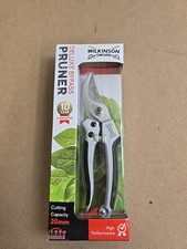 Wilkinson Sword 1111165W Deluxe Bypass Pruner Secateurs SK5 Steel Garden Tool