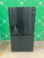 Hisense American Fridge Freezer Plumbed No Frost Black SS RS818N4IFE #LF113348